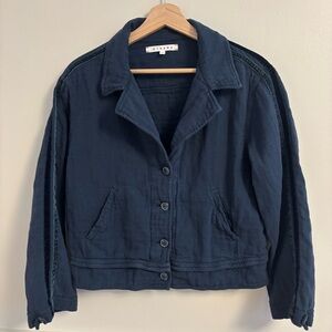 XiRENA Navy Blue sweatshirt Jacket
